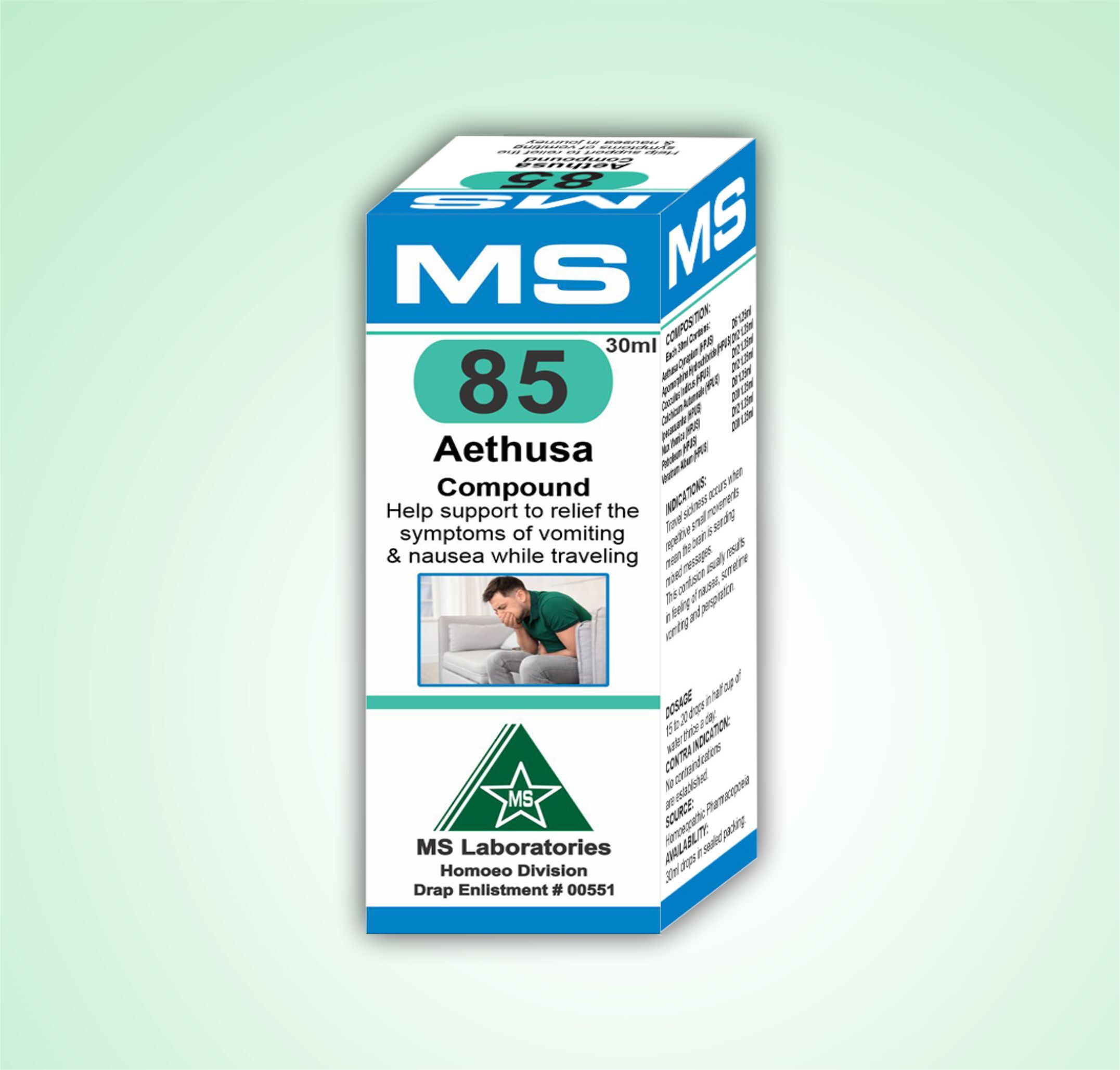 Help support relief the symptoms of vomiting and nausea in journey